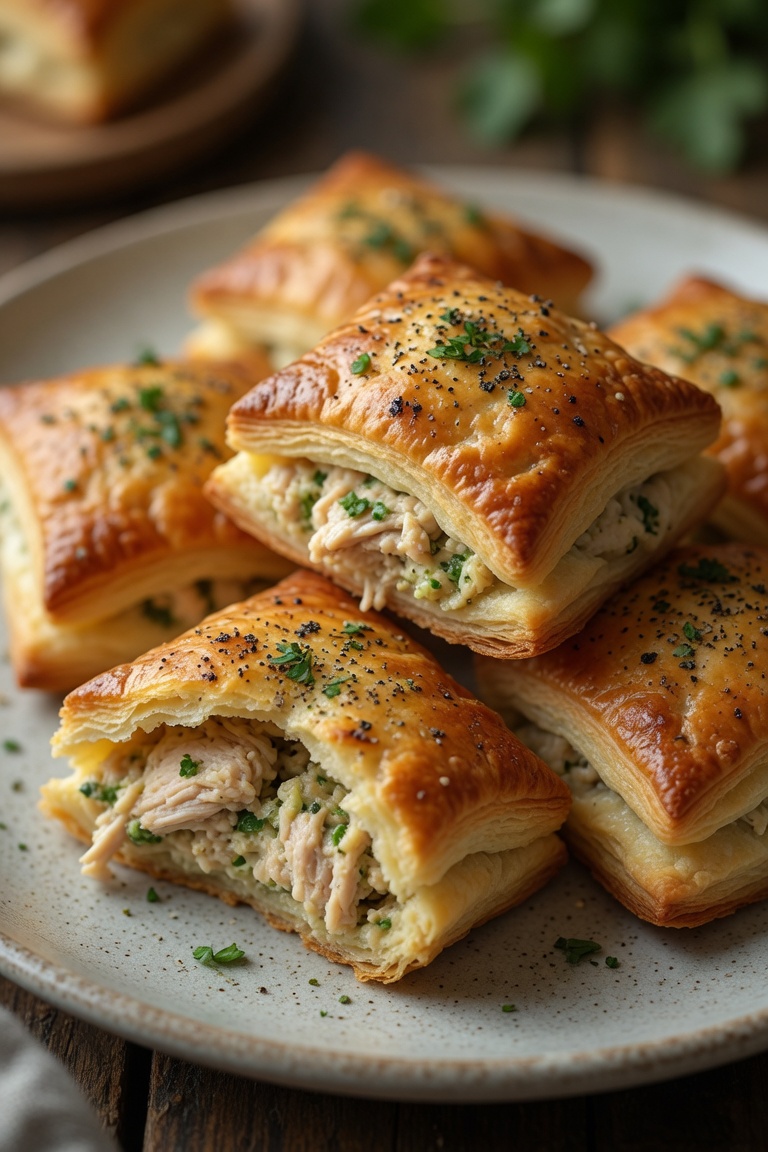 chicken pastries